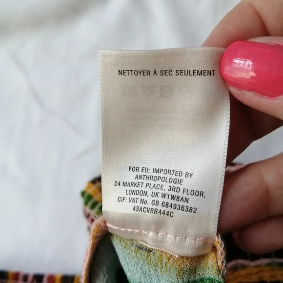 Anthropologie Vanessa Virginia Ikat Maxi Colourful Skirt with Side Slits Medium - Picture 11 of 16
